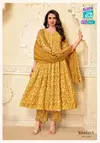Yashvi Vol 1 By Mcm Heavy Cotton Printed Anarkali Style Kurti With Pant Dupatta Wholesale In India